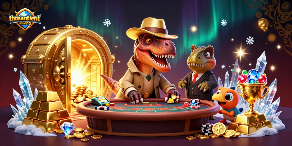 Engage with thosantienthuong while a velociraptor card counter schemes at the blackjack table.