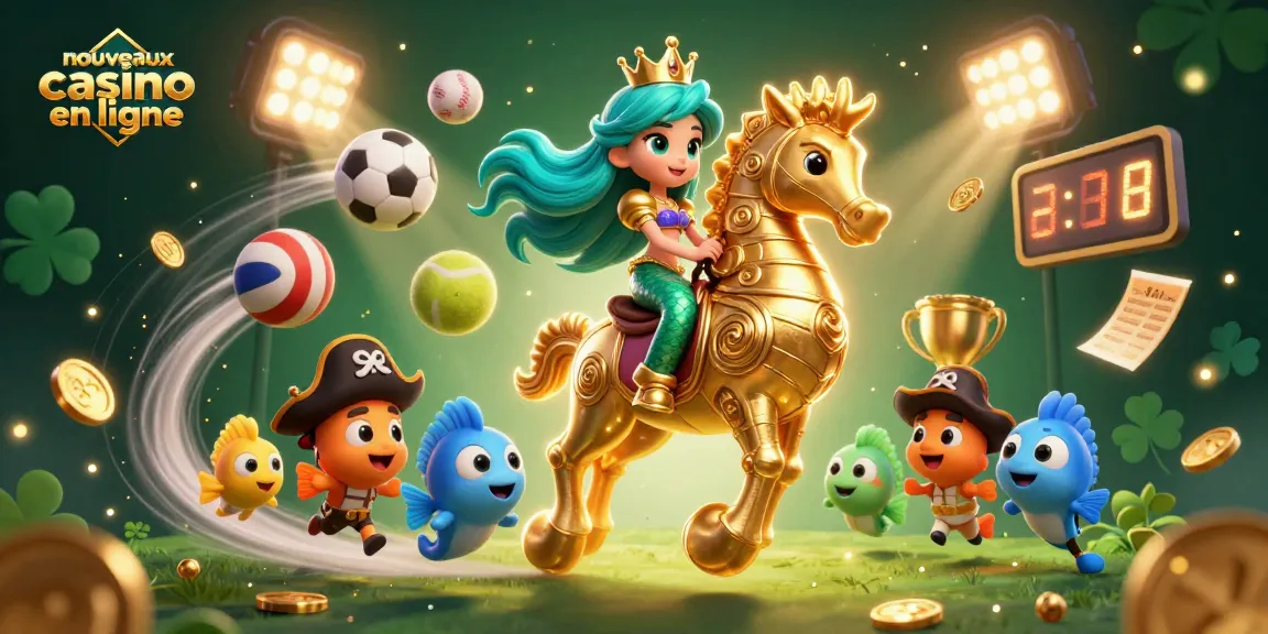 Jouez dans un nouveau casino en ligne avec des personnages colorés et des éléments de jeu captivants.
