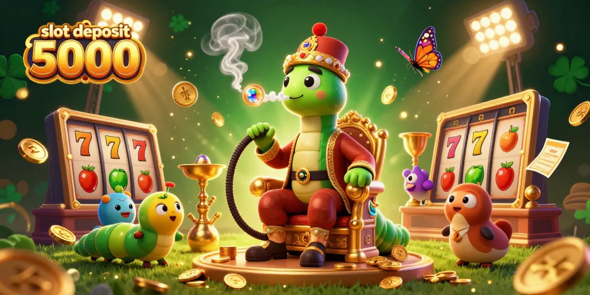 Experience the thrill of slot deposit 5000 games with dynamic visual symbols and colorful characters.