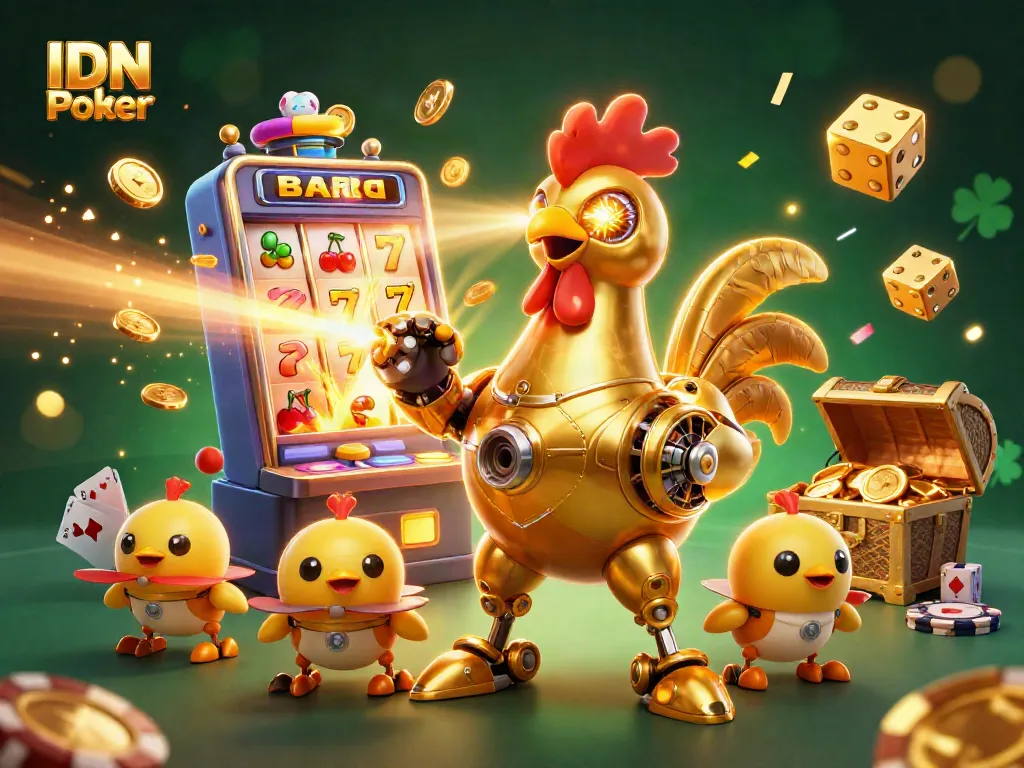 Experience IDN Poker excitement with dynamic 3D casino characters and vibrant game themes.