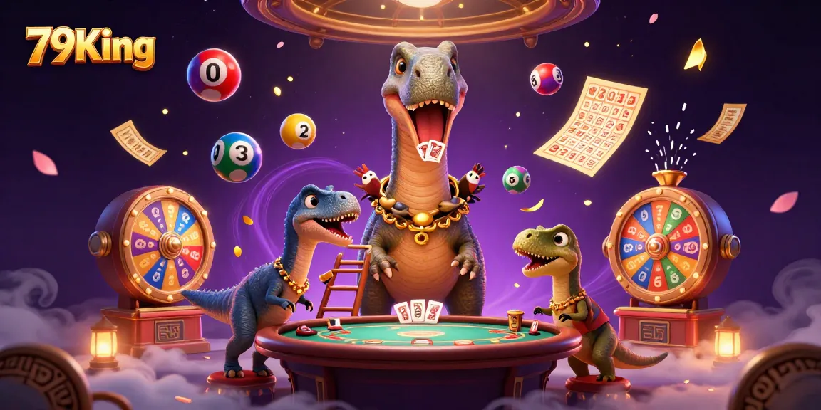 Experience the excitement of 79King's casino with vibrant games and larger-than-life characters.