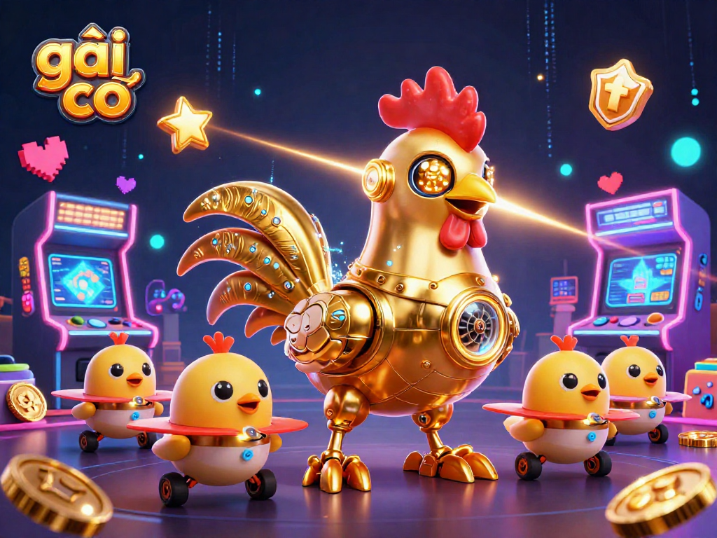 Gái gọi tham gia trò chơi casino đầy thú vị với các robot và trò chơi arcade.