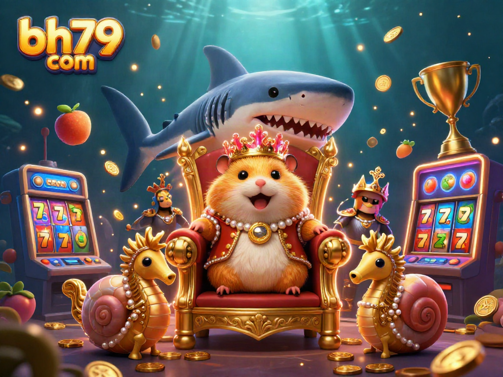 Win big at bh79 com with the golden hamster king and thrilling slot game elements!
