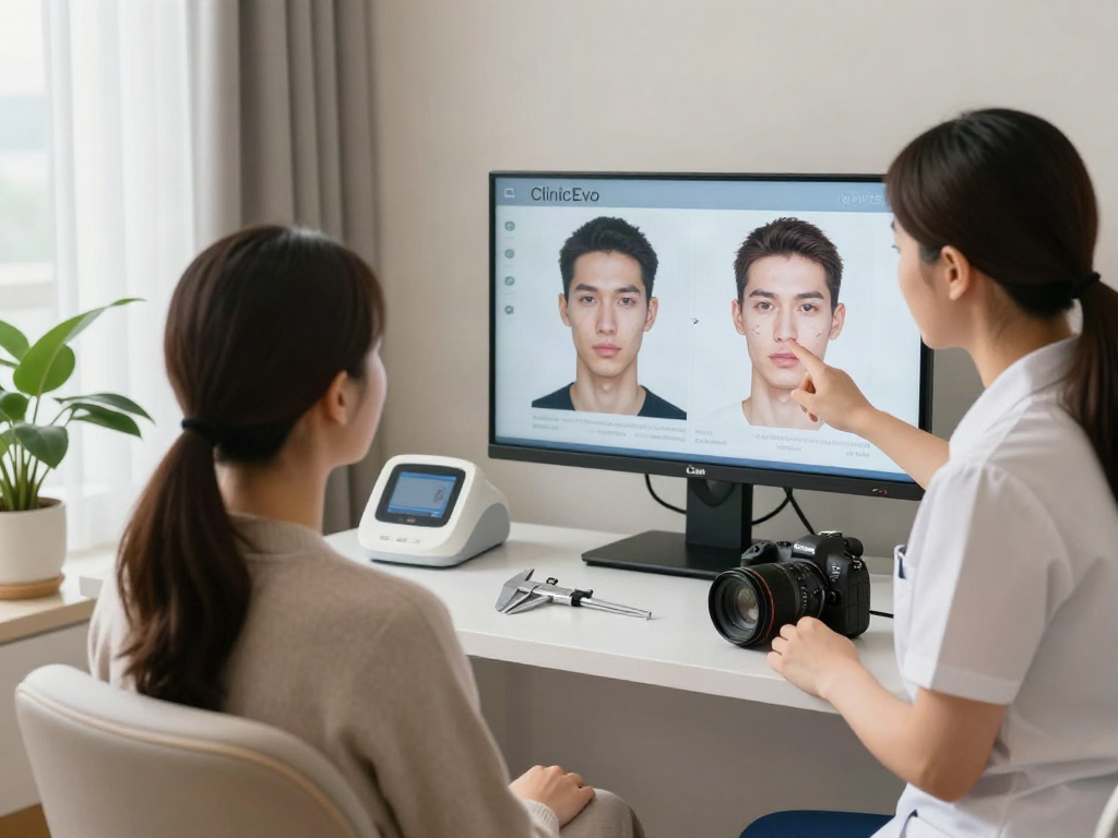 Comparing ClinicEvo vs QOVES facial analysis results in a modern consultation setting