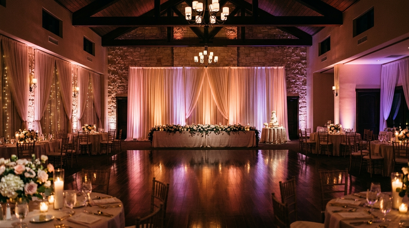 Uplighting Wedding Layouts for Maximum Impact