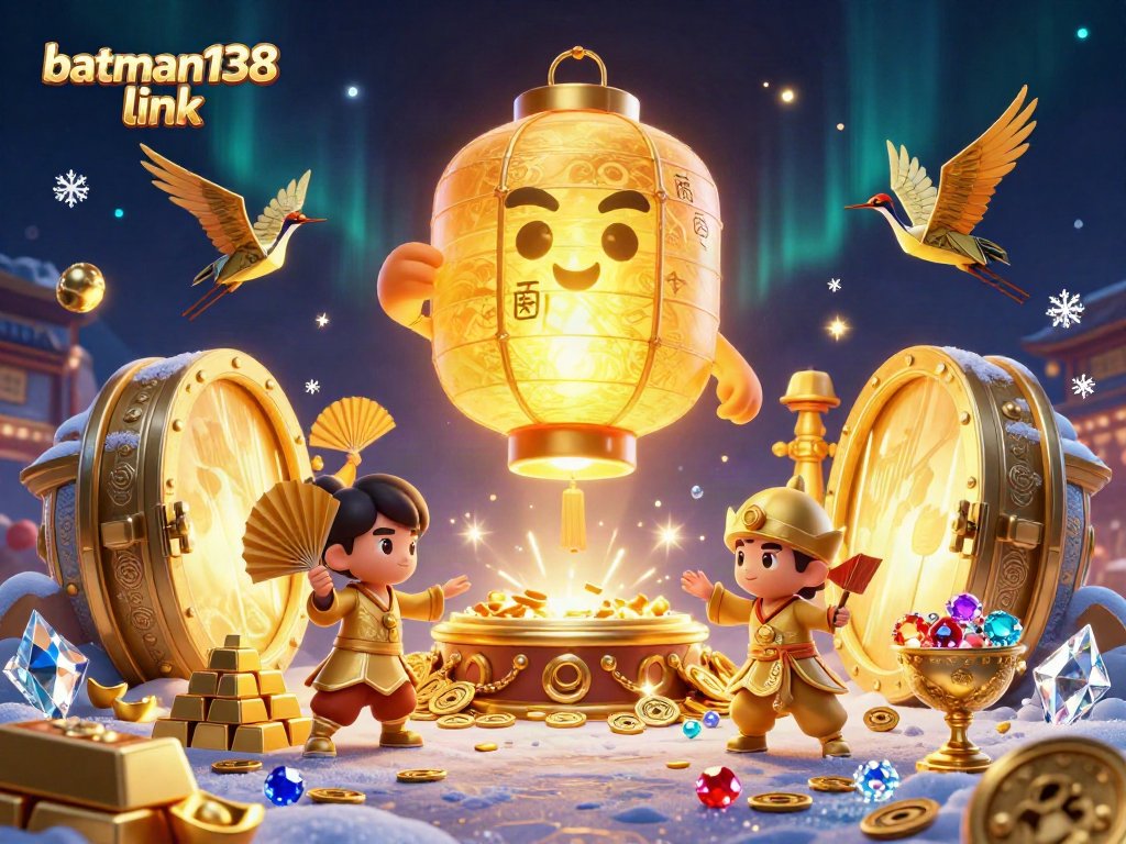 Engage with the batman138 link in an immersive casino scene showcasing golden treasures and vibrant characters.