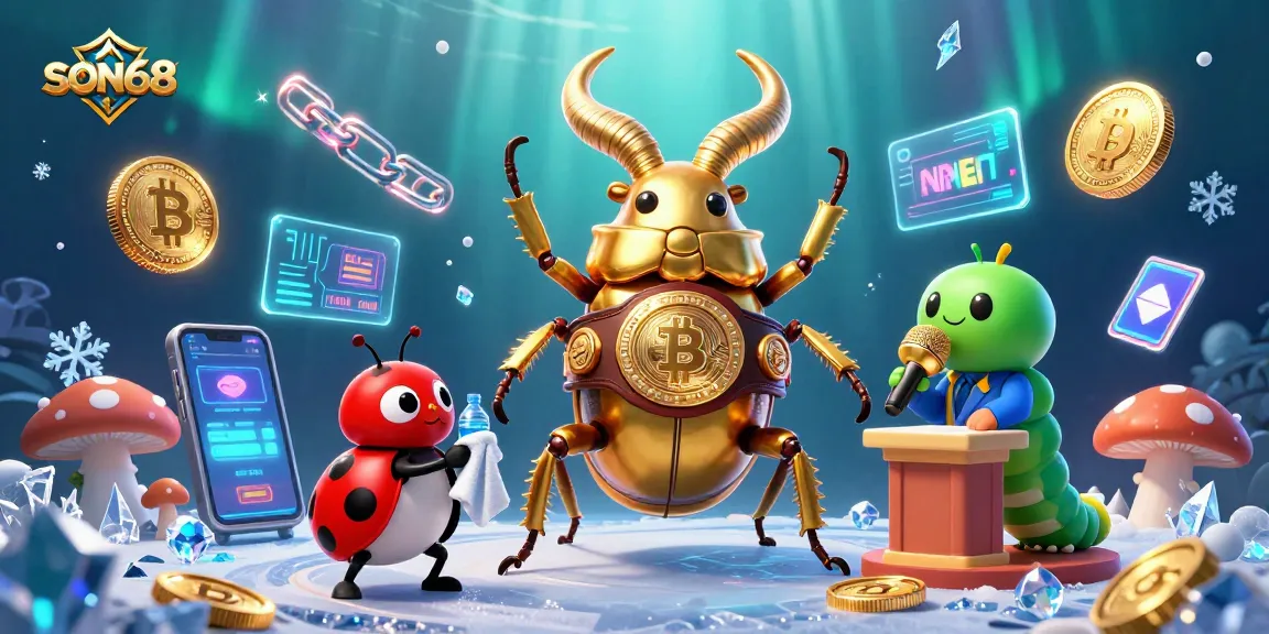 Bet on son68 with glowing coins and energetic characters in an immersive casino world