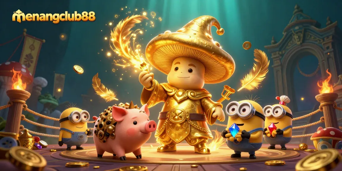 Spin to win at menangclub88 with magical treasures and golden gameplay!