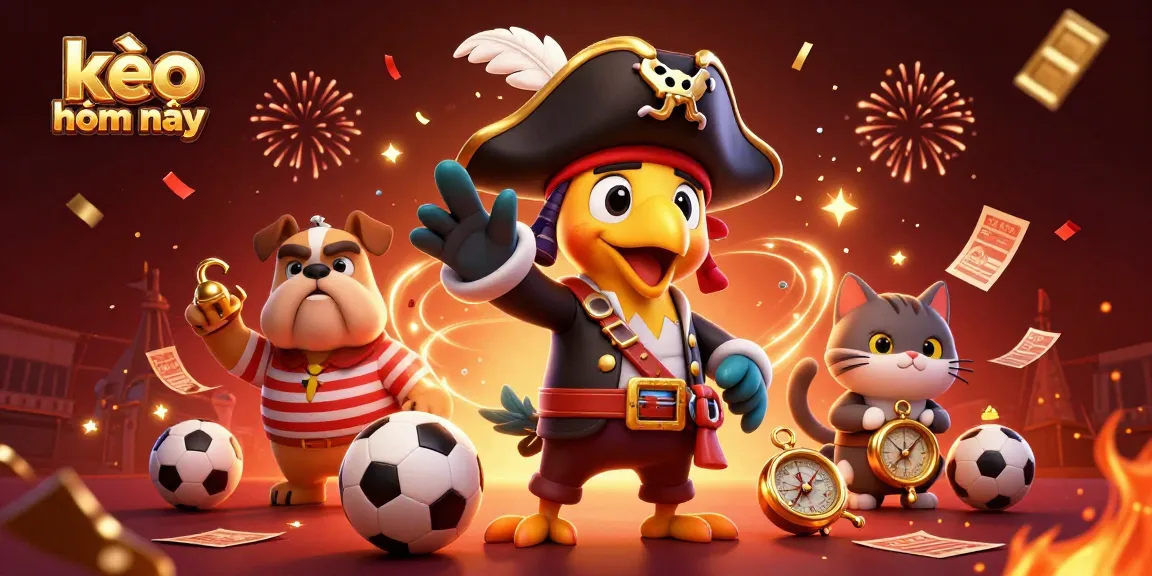 Engage with kèo nhà cái hôm nay while betting on sports with vibrant 3D characters and dynamic elements