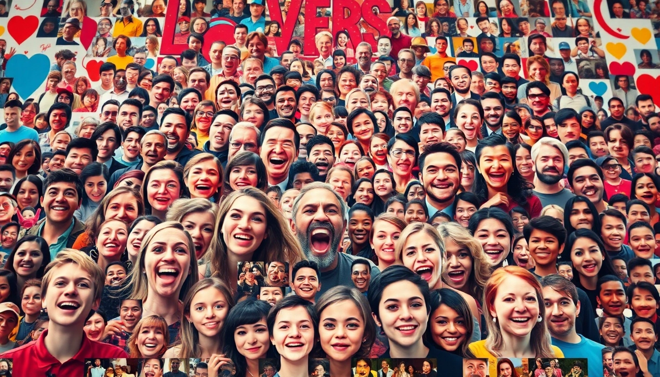 Dynamic selfie mosaic showcasing diverse faces in vibrant colors and captivating arrangements.