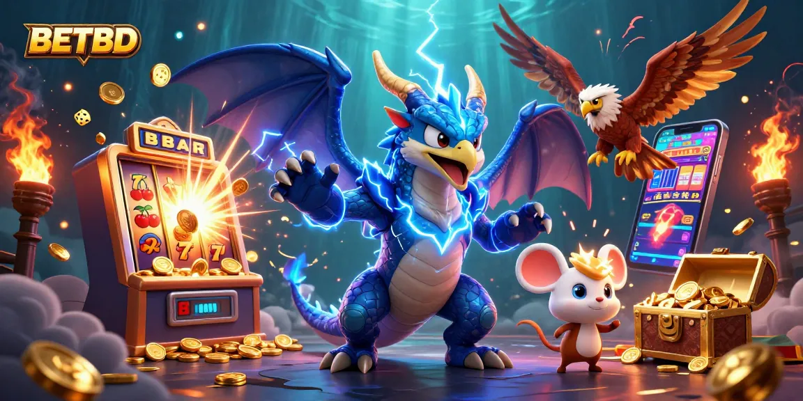 Engage in thrilling betting with BETBD's vibrant 3D casino experience, featuring electrifying game elements.