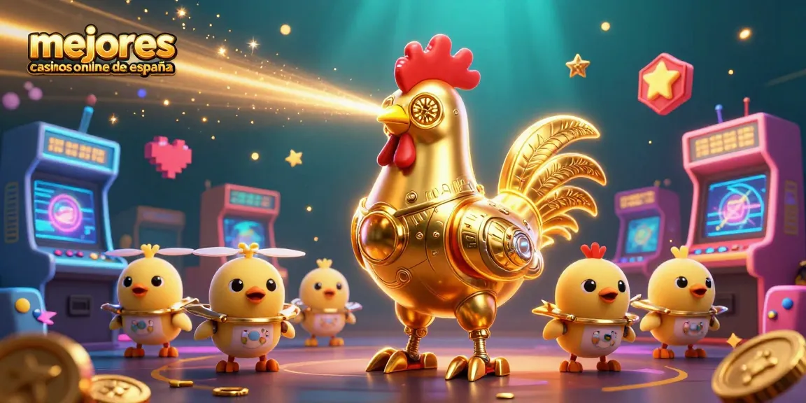 Juega y gana en los mejores casinos online de España con esta vibrante y dinámica ilustración 3D.