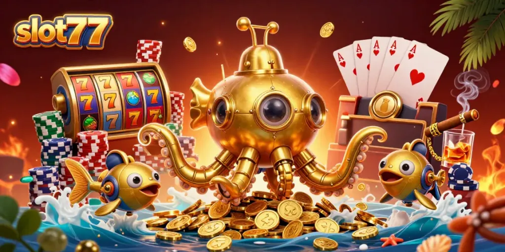 Saksikan keajaiban slot777 ketika Anda menjelajahi dunia mesin slot mewah ini dengan simbol keberuntungan.