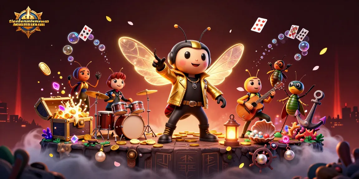 Engage in gaming excitement with tienlenmiennam, featuring vibrant characters in a rich casino scene.