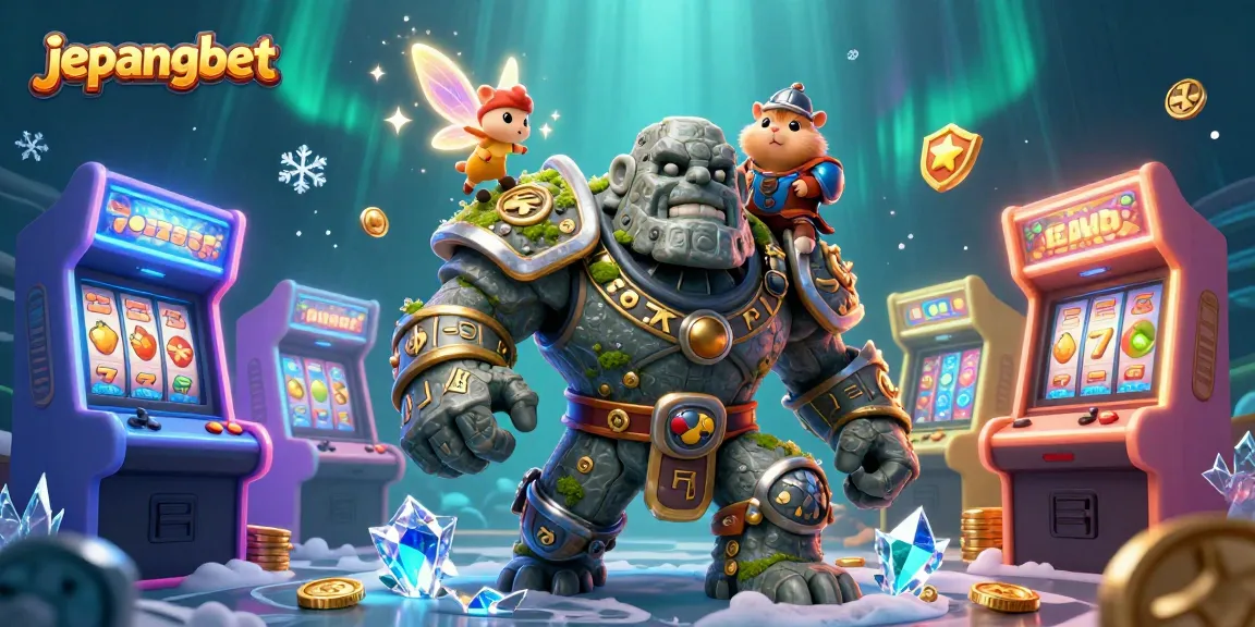 Experience vibrant jepangbet gameplay with magical characters in a dynamic casino scene.