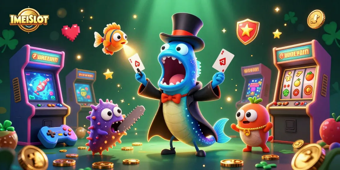 Experience thrilling IMEISLOT action with vibrant characters and packed casino visuals.