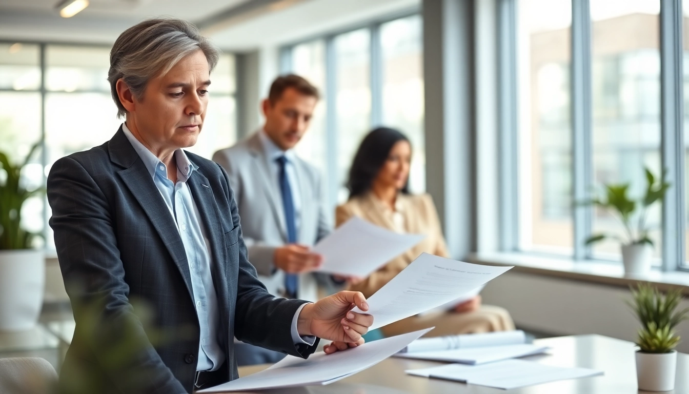 Engaging clients with Title Insurance Services in a professional office environment.