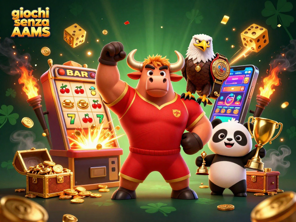 Gioca ai giochi senza AAMS con emozionanti slot e un'atmosfera vibrante di vincite.