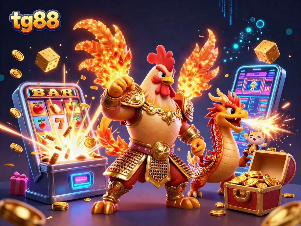 Experience tg88 thrilling jackpots with an epic showdown of warriors and an explosion of casino excitement.