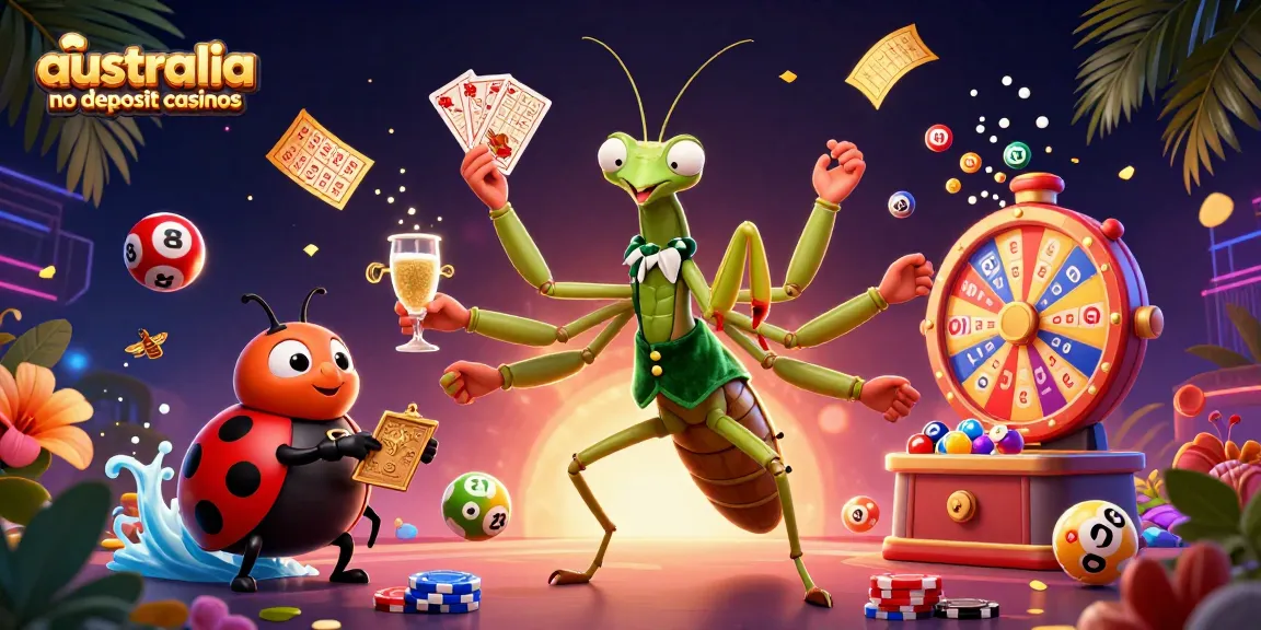 Engage with australia no deposit casinos featuring vibrant characters, cards, and dynamic lottery elements.