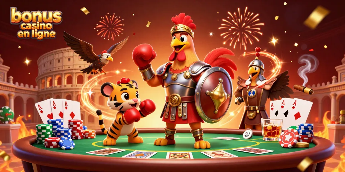 Jouez avec des bonus casino en ligne et remportez des gains au poker avec des personnages 3D hauts en couleur.