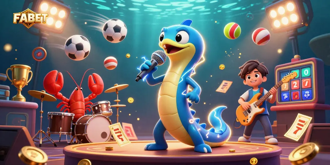 Experience FABET’s thrilling underwater casino stage with dynamic characters and rich gaming elements.