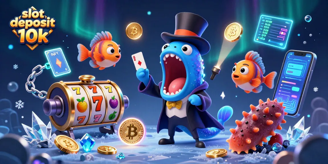Experience excitement with slot deposit 10k as a bioluminescent gulper eel performs magical card tricks.