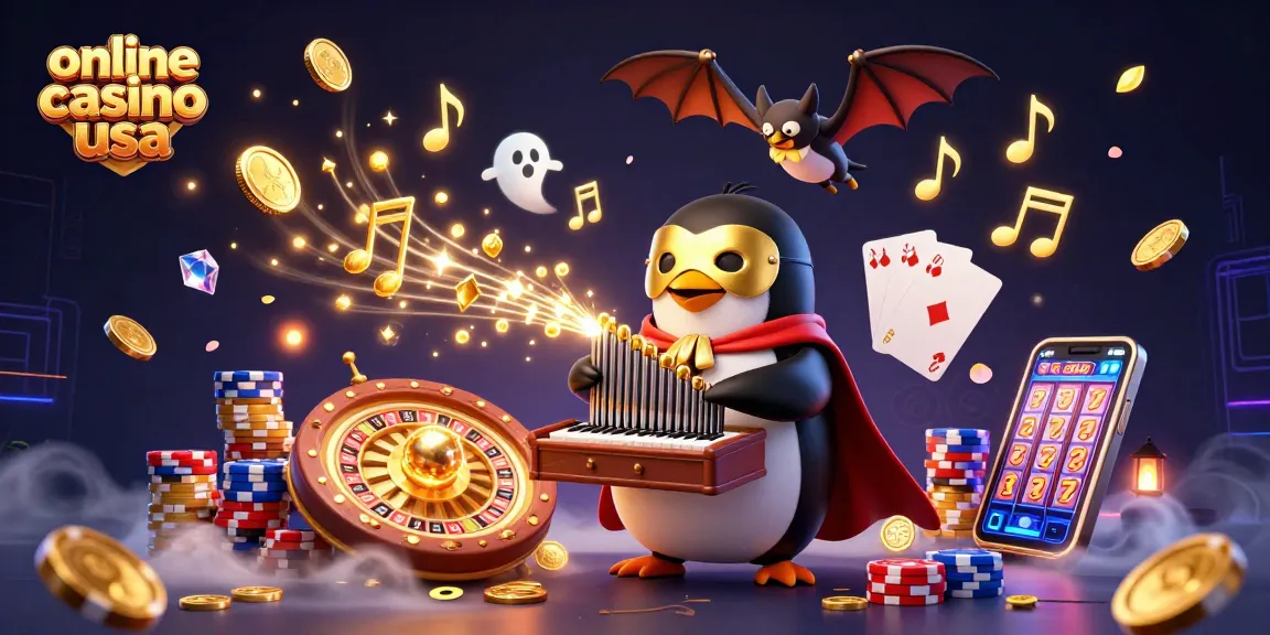 Experience excitement with online casino usa in a vibrant 3D casino scene.