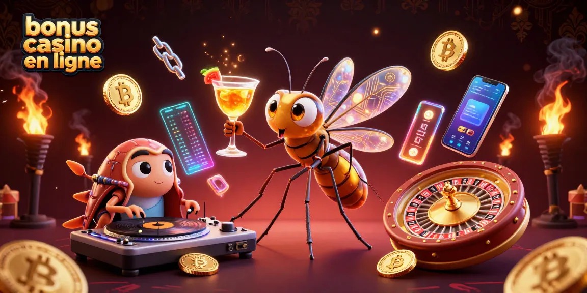 Profitez de l'univers du bonus casino en ligne avec des personnages animés et des éléments de jeu captivants.