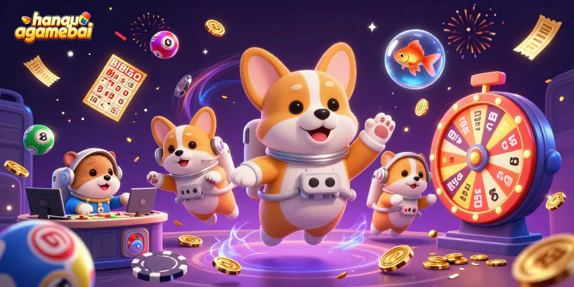 Engage with a thrilling gaming experience at nhanquagamebai featuring a lively cosmic casino scene.