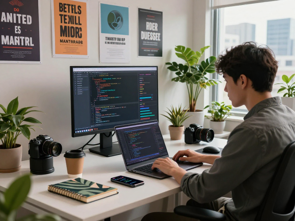 Dynamic modern workspace showcasing mantra88 insights with individual coding and analytics.