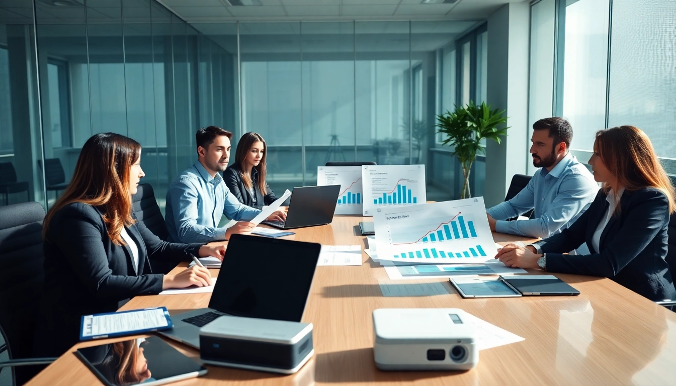Team conducting a detailed Bid-No-Bid Analysis in a corporate setting.