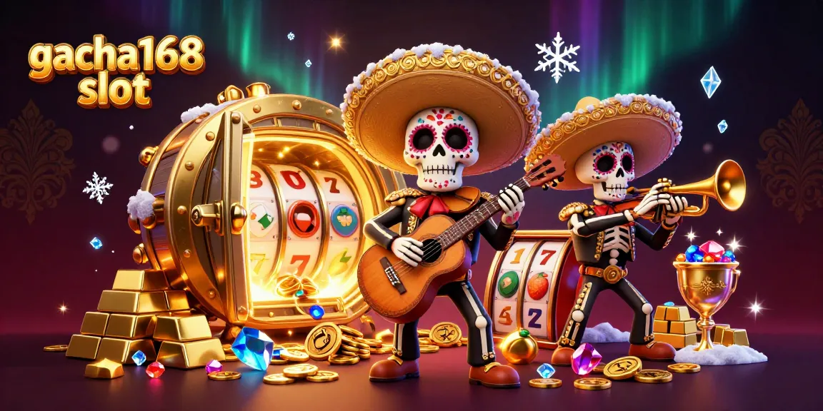 Spin the gacha168 slot reels with vibrant Dia de los Muertos characters and treasure surrounds.