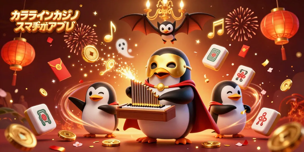 オンラインカジノ スマホ アプリで楽しく遊ぶファンタジーなキャラクターたちのイラスト