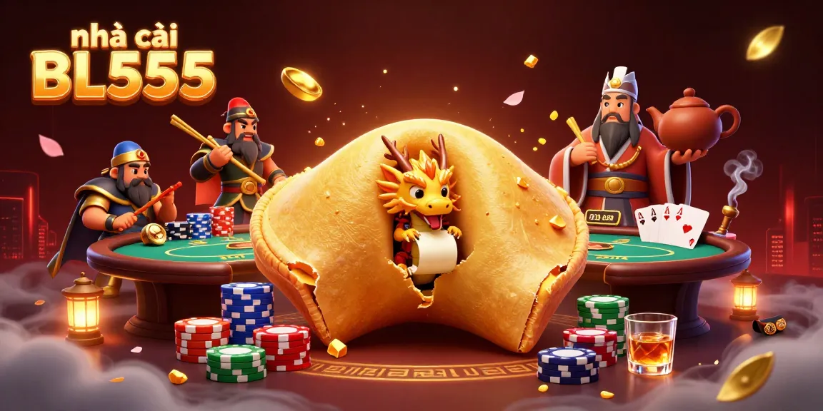 Experience excitement at nhà cái BL555 with vibrant casino games, characters, and rich details in a dynamic 3D scene.